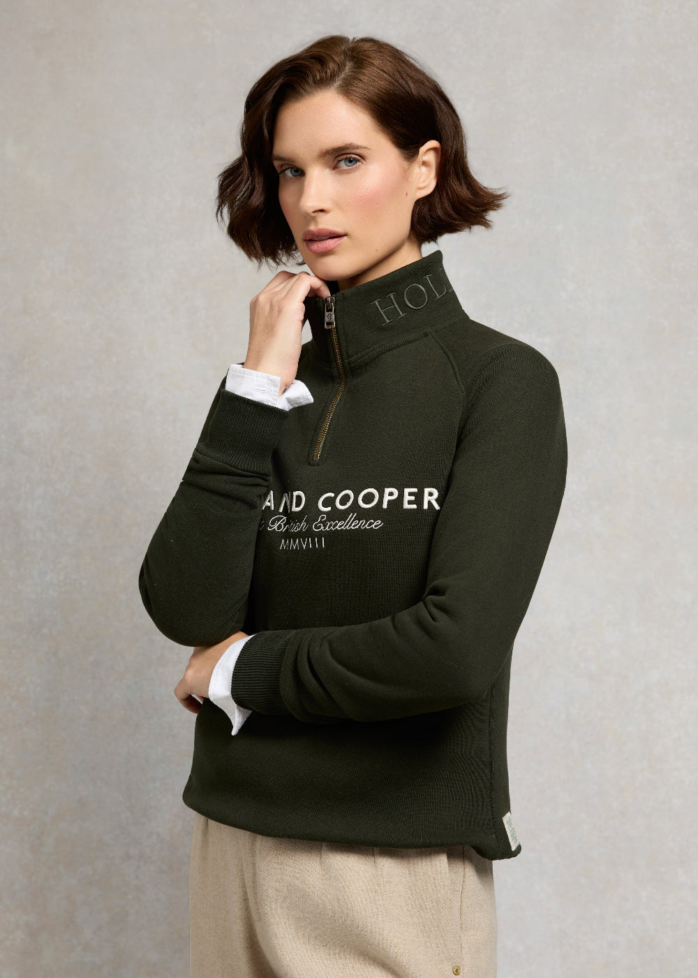 Sporting Goods Zip Henley