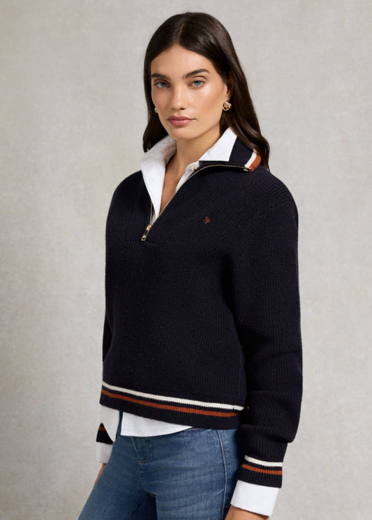 Jessica Quarter Zip Knit