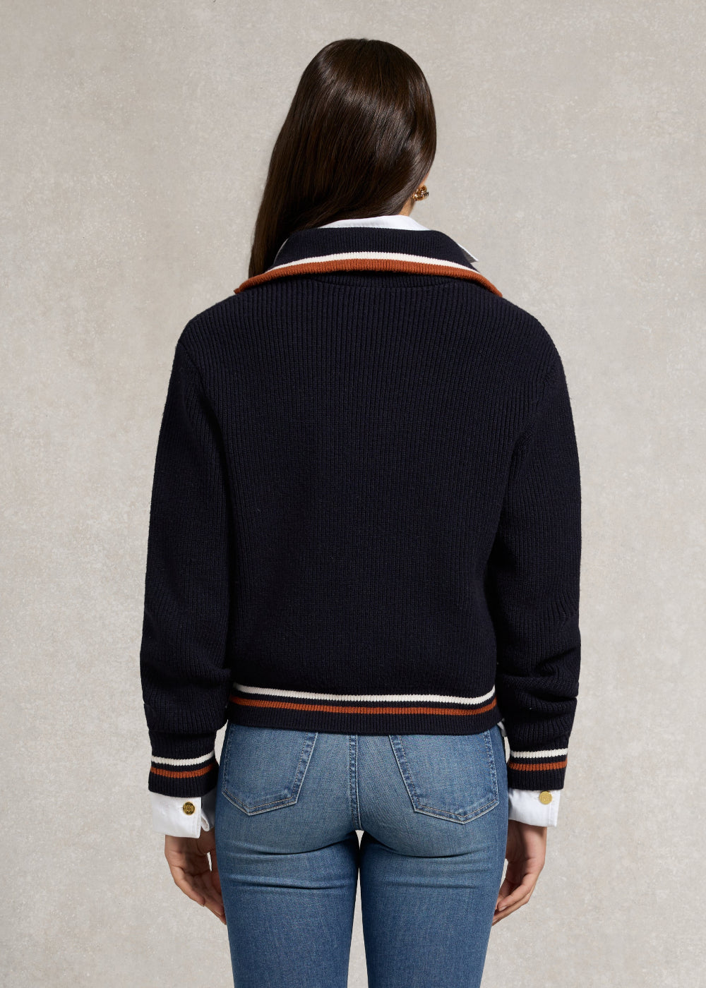 Jessica Quarter Zip Knit