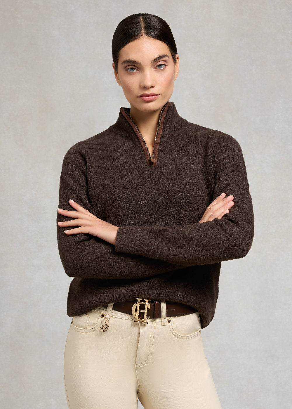 Country Quarter Zip Knit