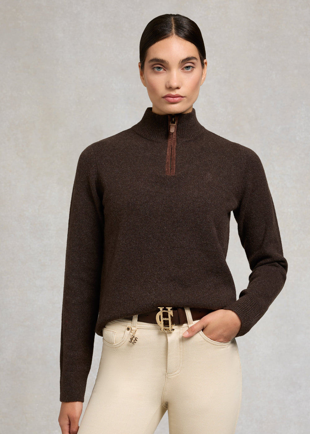 Country Quarter Zip Knit