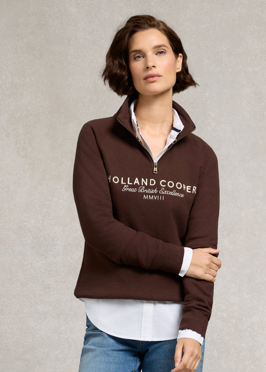 Sporting Goods Zip Henley