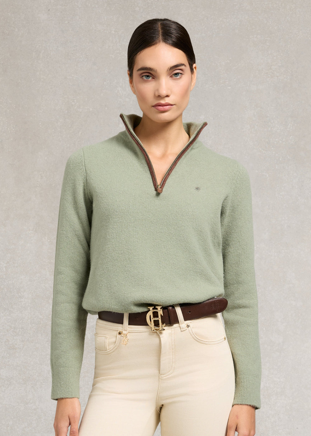 Country Quarter Zip Knit