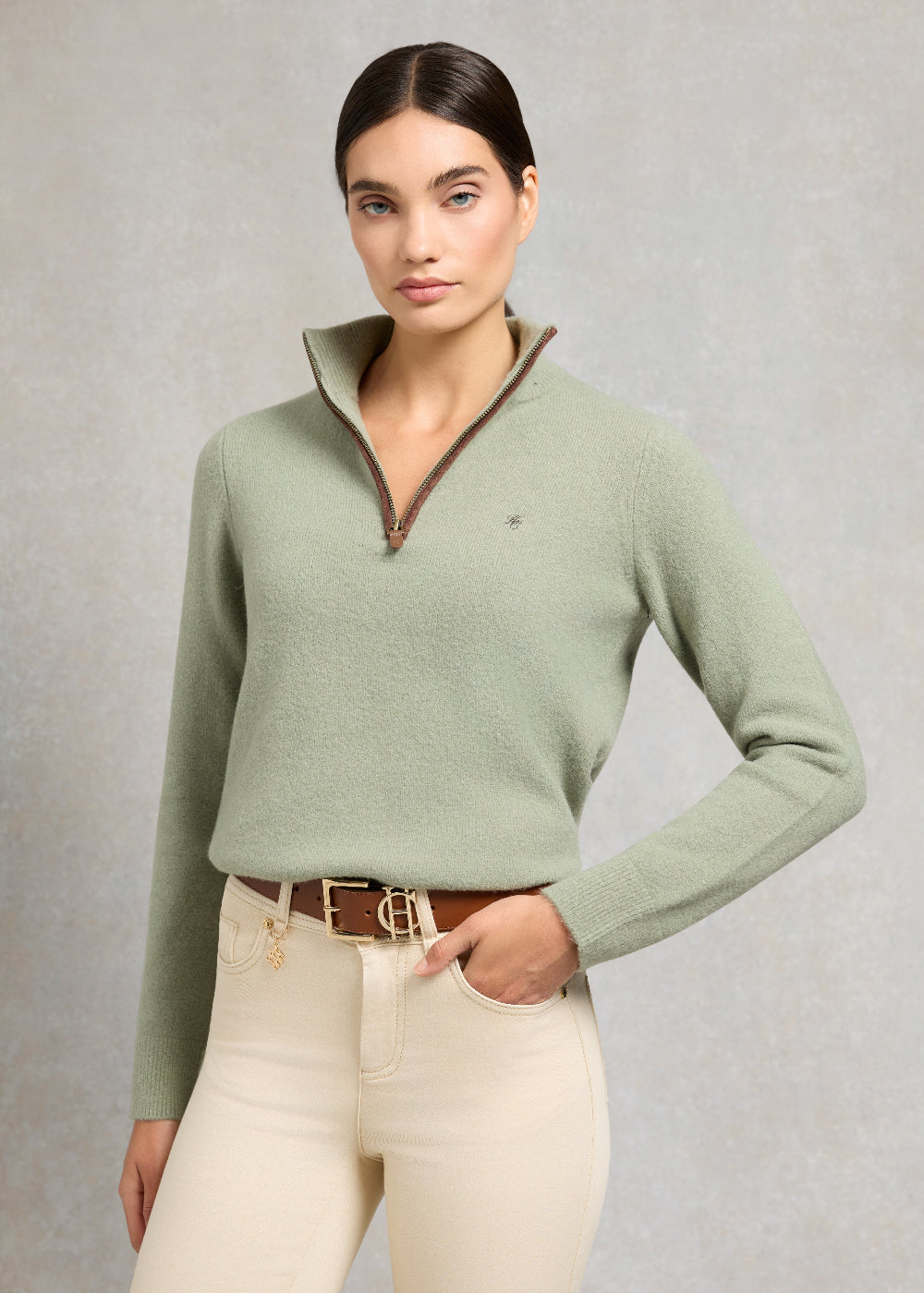 Country Quarter Zip Knit
