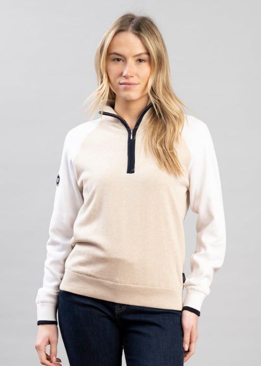 Laura T-Neck Windproof Sweater