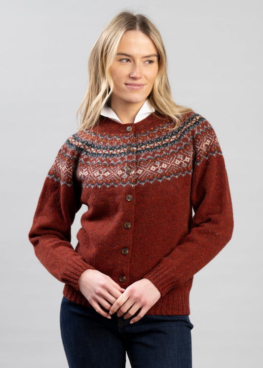 Sofie High Button Cardigan