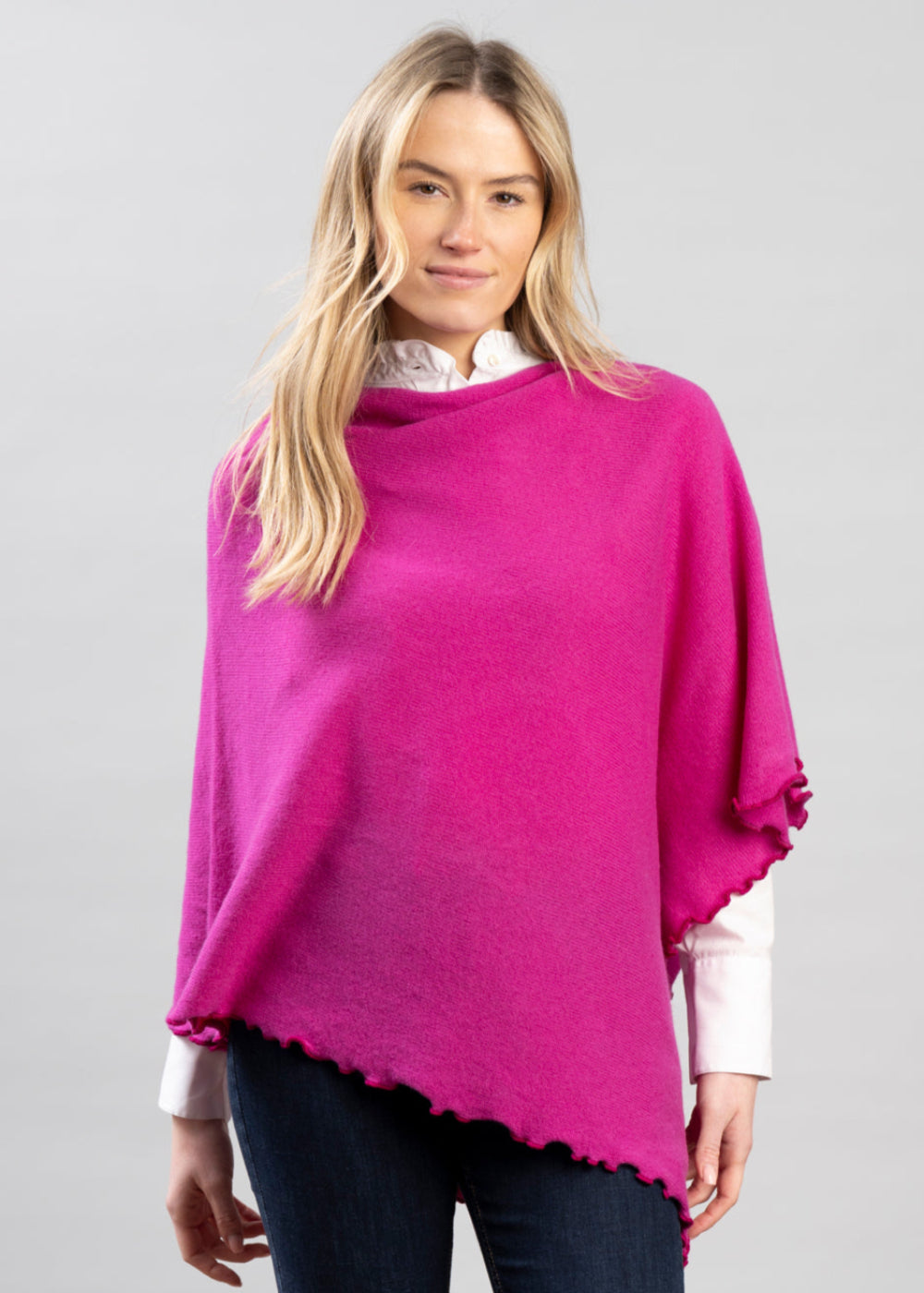 Lindsey Lambswool Poncho