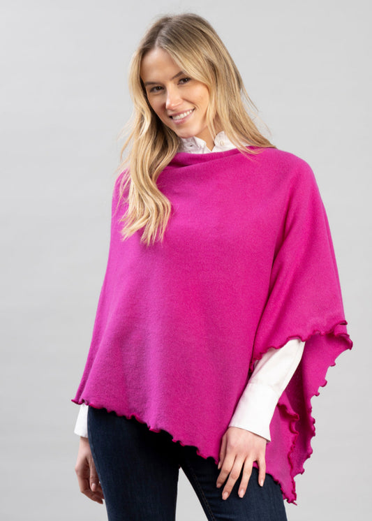 Lindsey Lambswool Poncho