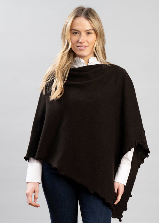 Lindsey Lambswool Poncho