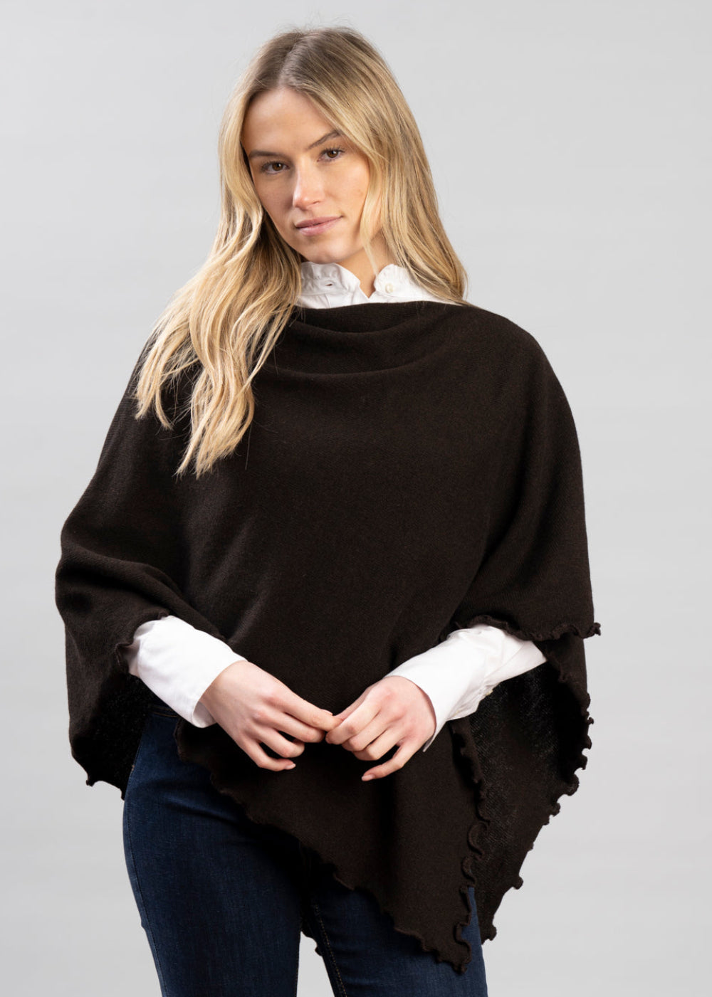 Lindsey Lambswool Poncho