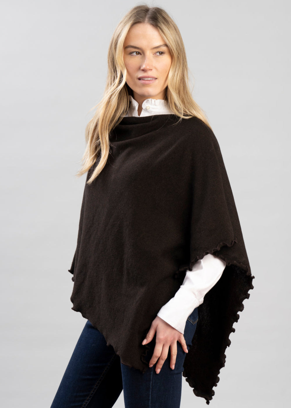 Lindsey Lambswool Poncho