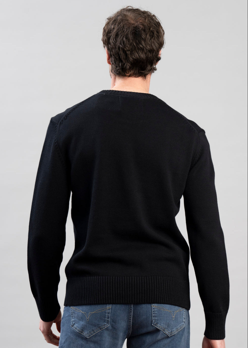 Embroidered Graphic Crew Neck