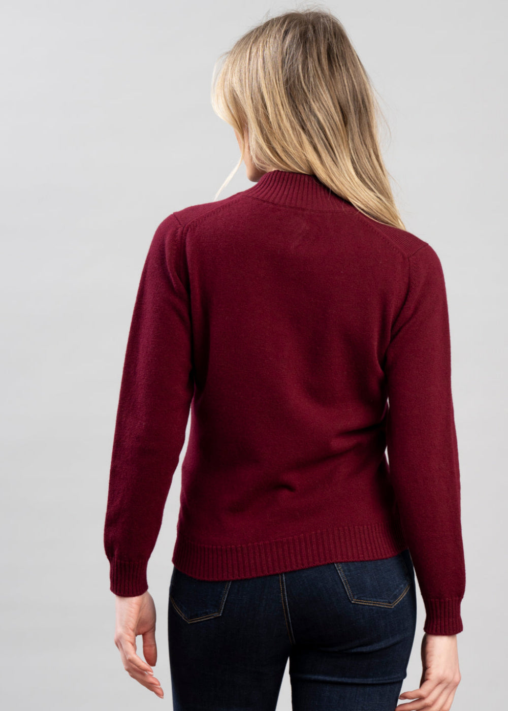 Lindsey Lambswool Zip Neck