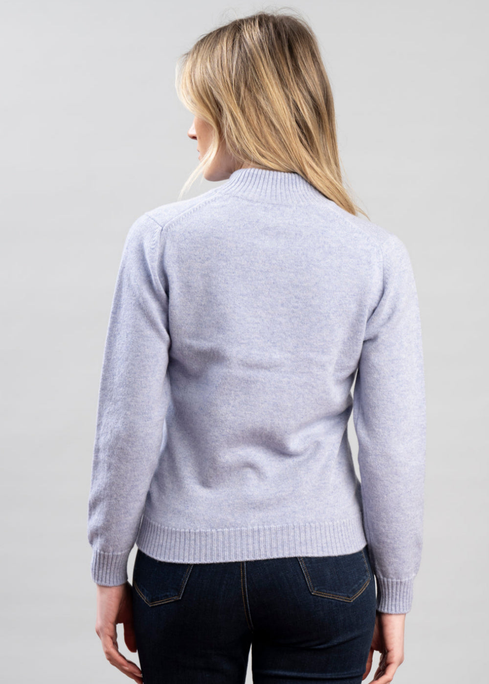 Lindsey Lambswool Zip Neck