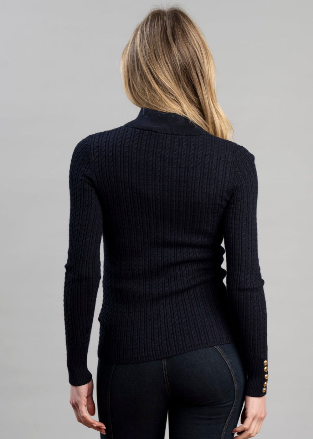 Ava Quarter Zip Knit