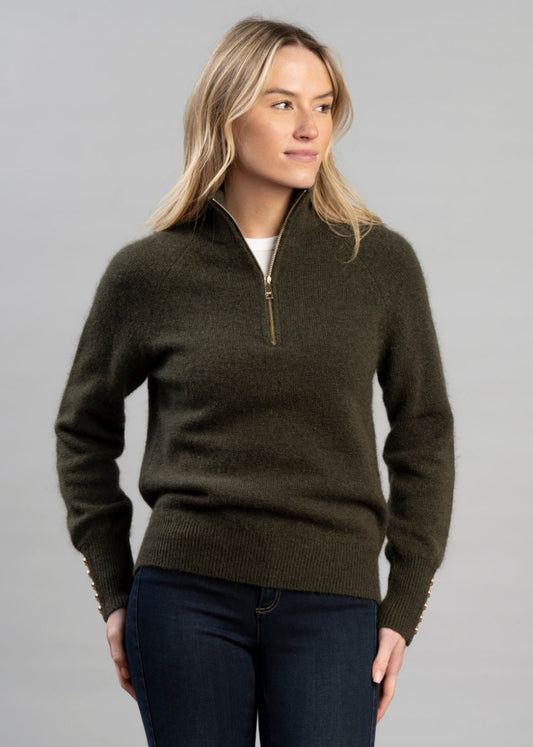 Tori Half Zip Knit