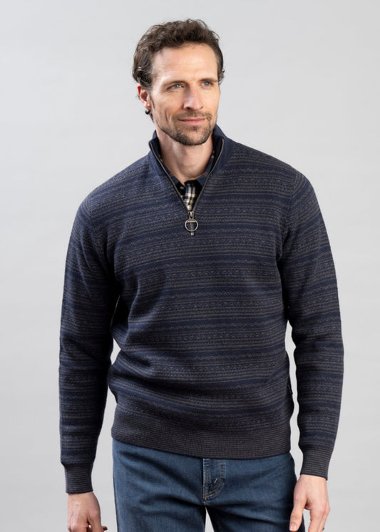 Dartfield Half Zip Knitted Jumper