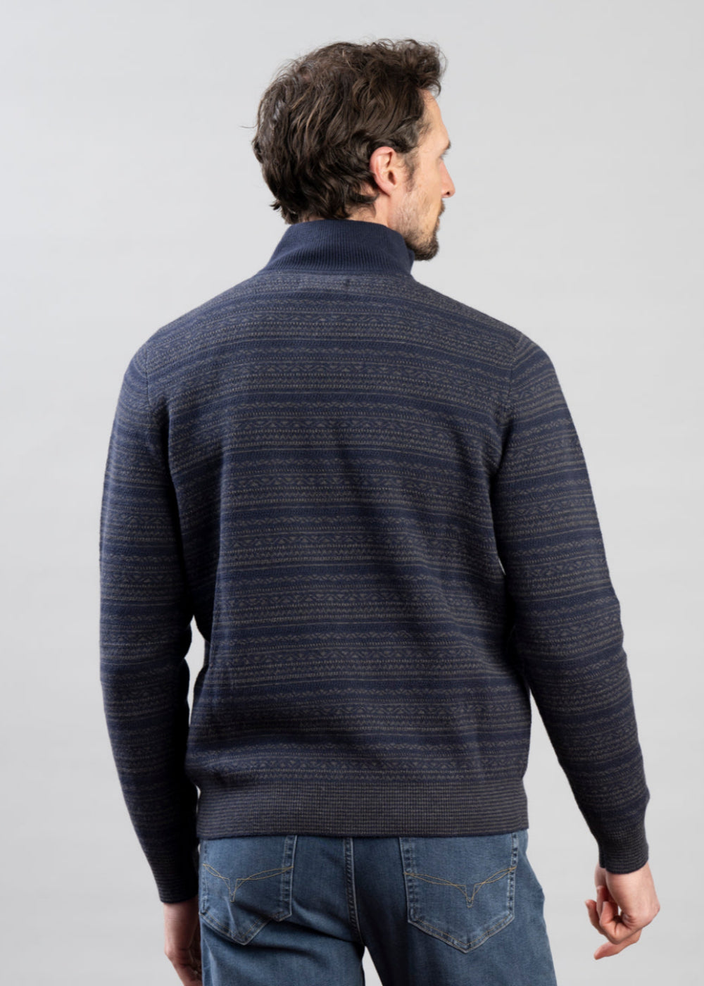 Dartfield Half Zip Knitted Jumper