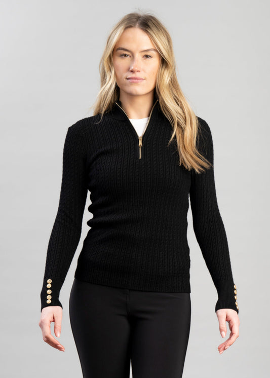 Ava Quarter Zip Knit