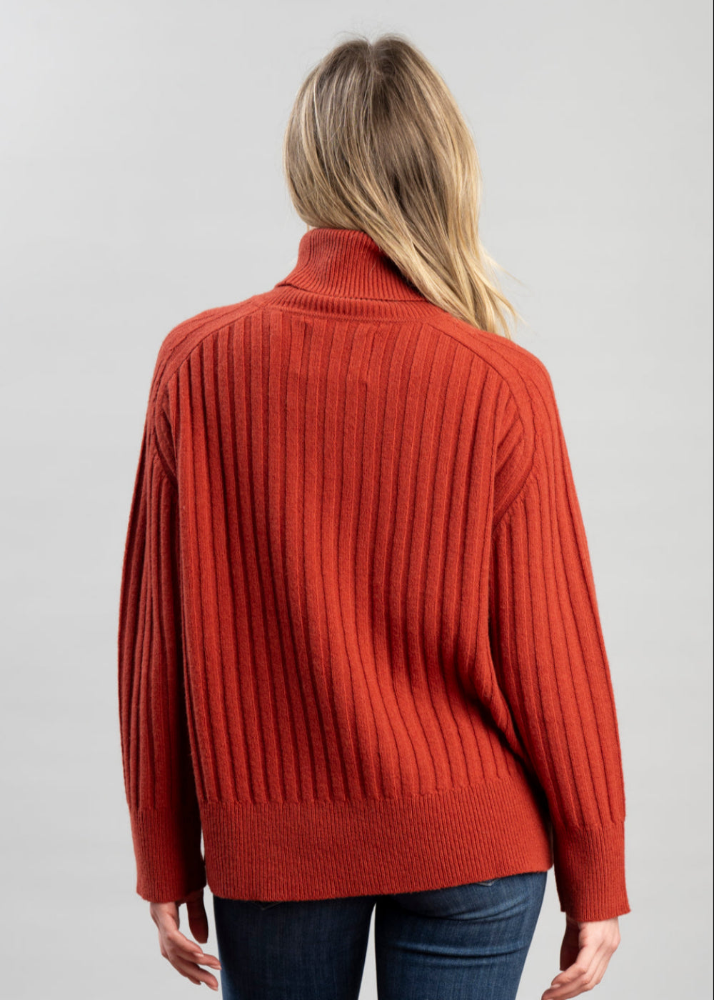 Wool Ribbed Turtleneck
