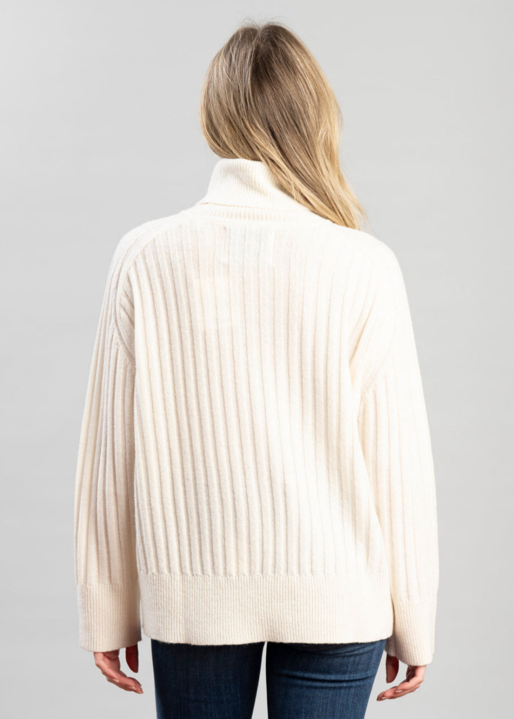 Wool Ribbed Turtleneck