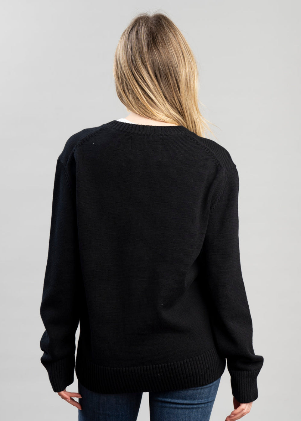 Embroidered Graphic Crew Neck