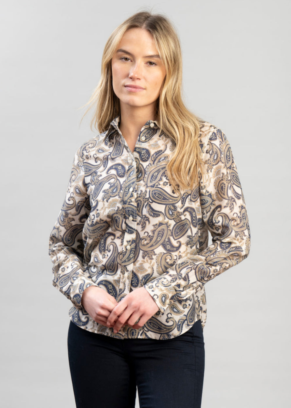 Paisley Cotton Silk Shirt