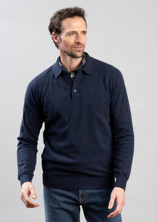 Hutherston Knitted Polo Shirt
