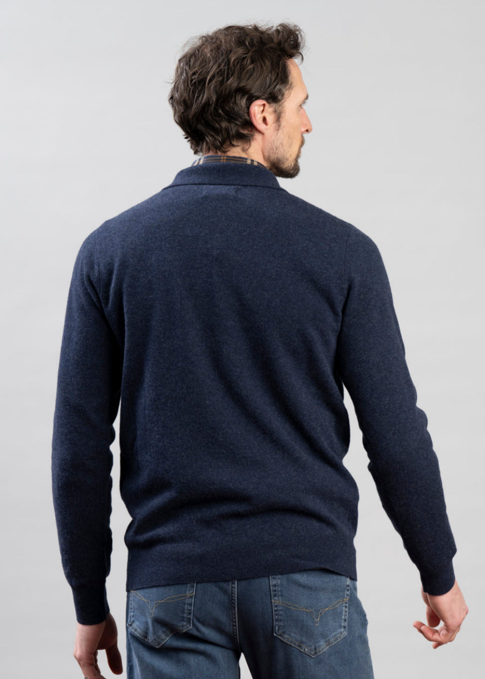 Hutherston Knitted Polo Shirt