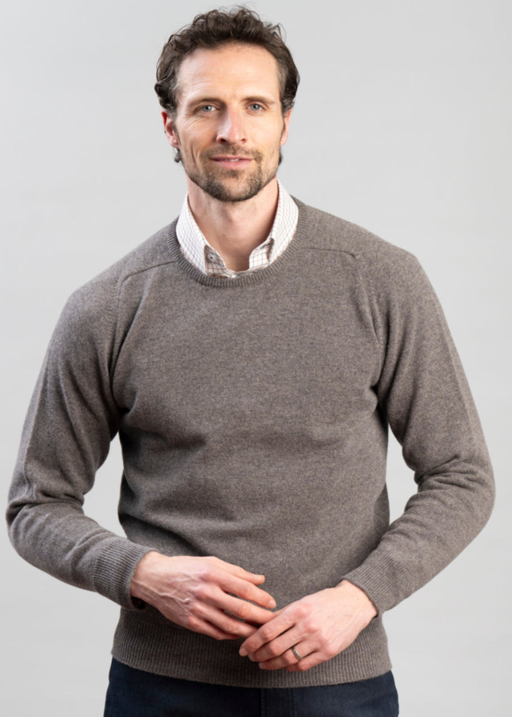 Exclusive Leven 2 Ply Lambswool Crew Neck