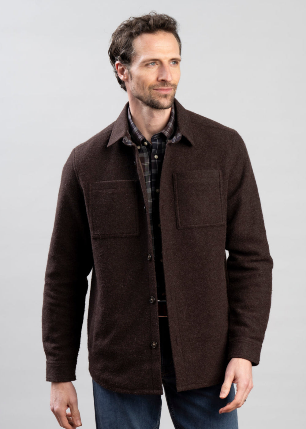 Marlow Tailored Wool Overshirt