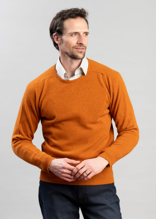 Exclusive Leven 2 Ply Lambswool Crew Neck