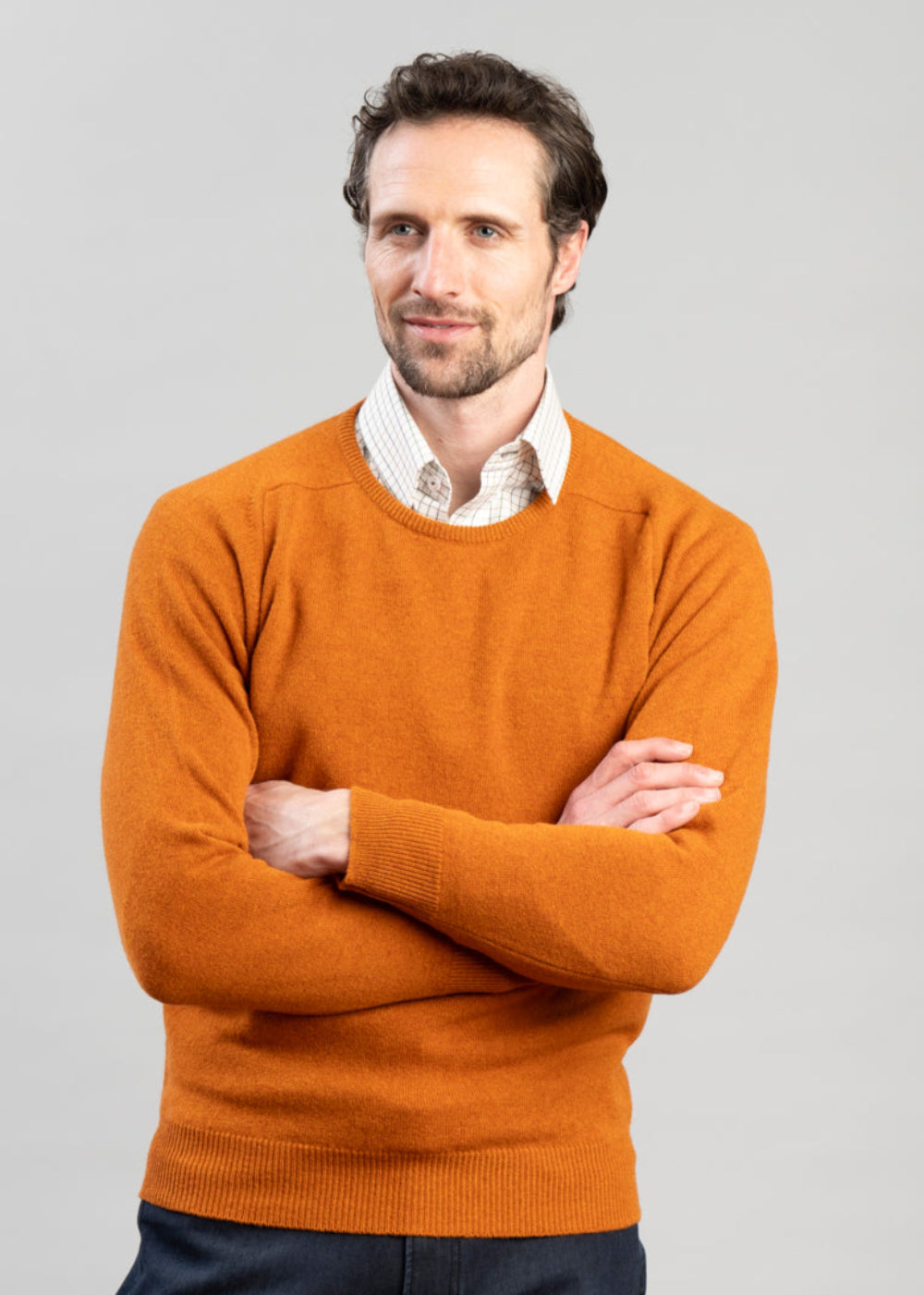 Exclusive Leven 2 Ply Lambswool Crew Neck