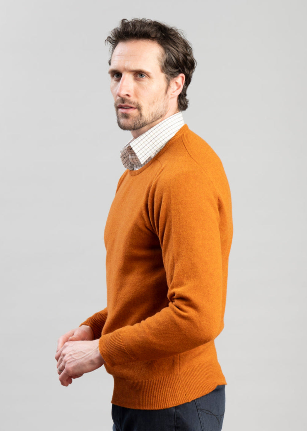 Exclusive Leven 2 Ply Lambswool Crew Neck