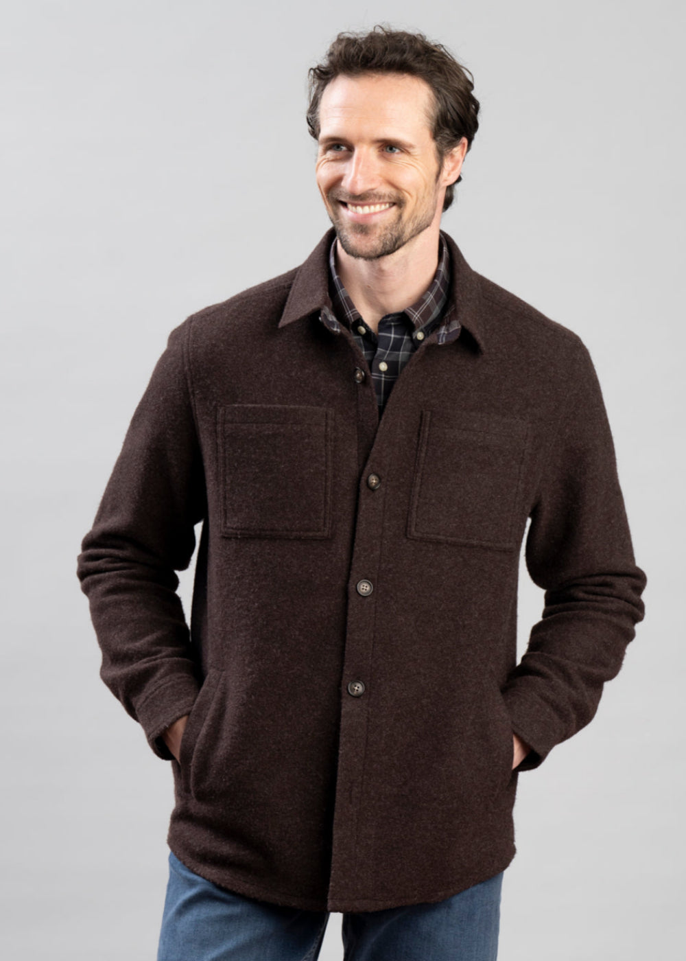 Marlow Tailored Wool Overshirt