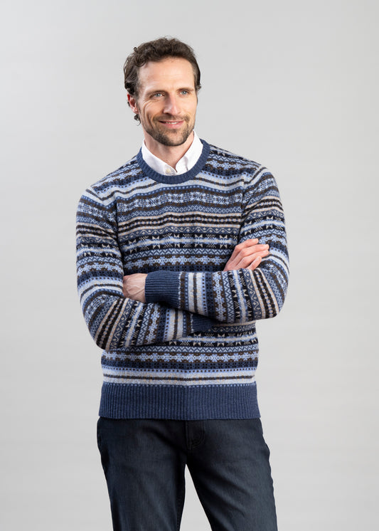 Lambswool Fairisle Crew