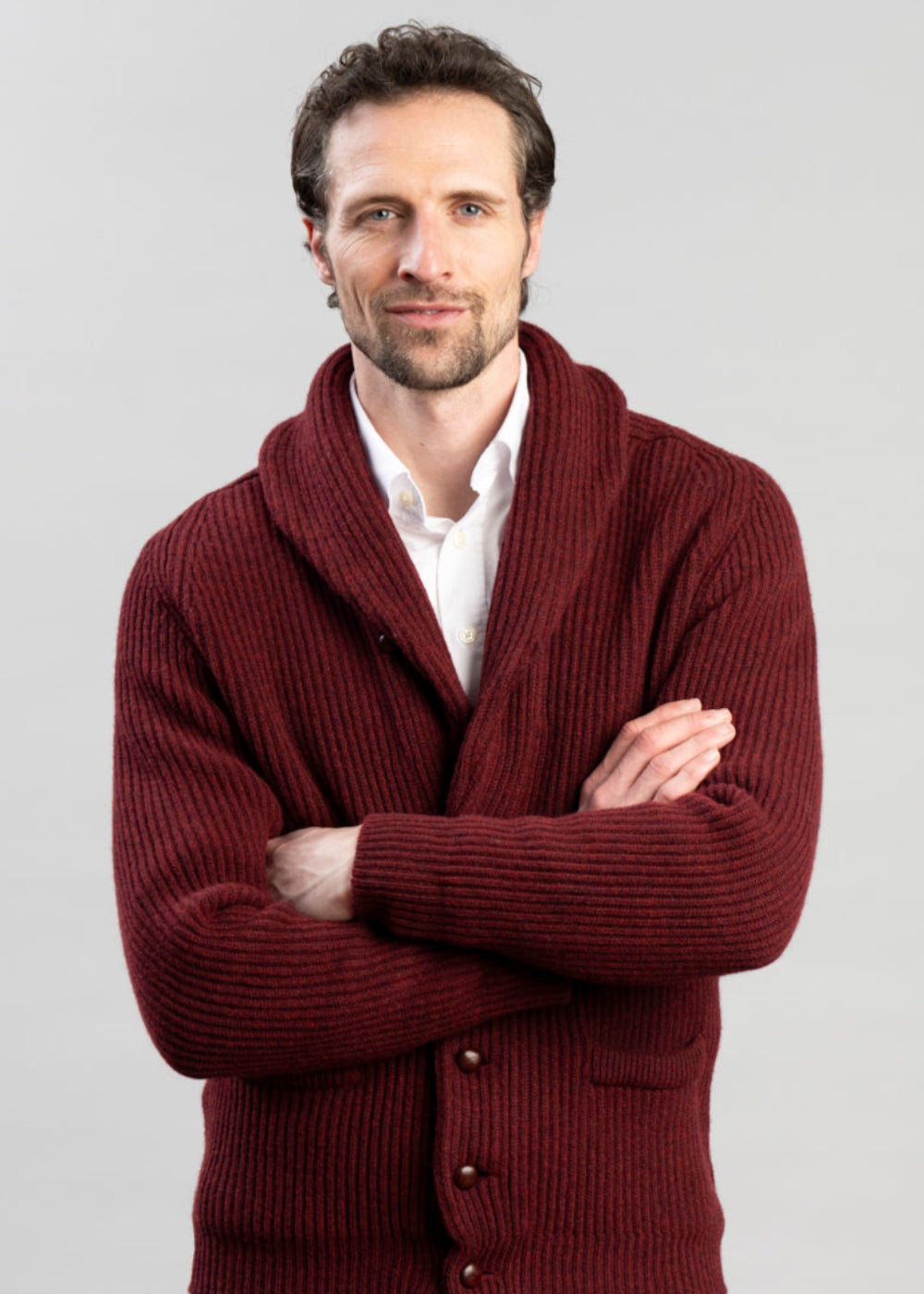 Exclusive Lambswool Windsor Shawl Jacket