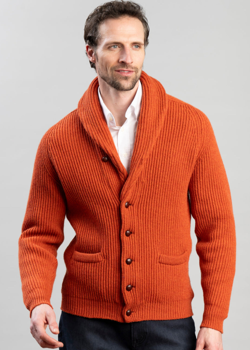 Exclusive Lambswool Windsor Shawl Jacket