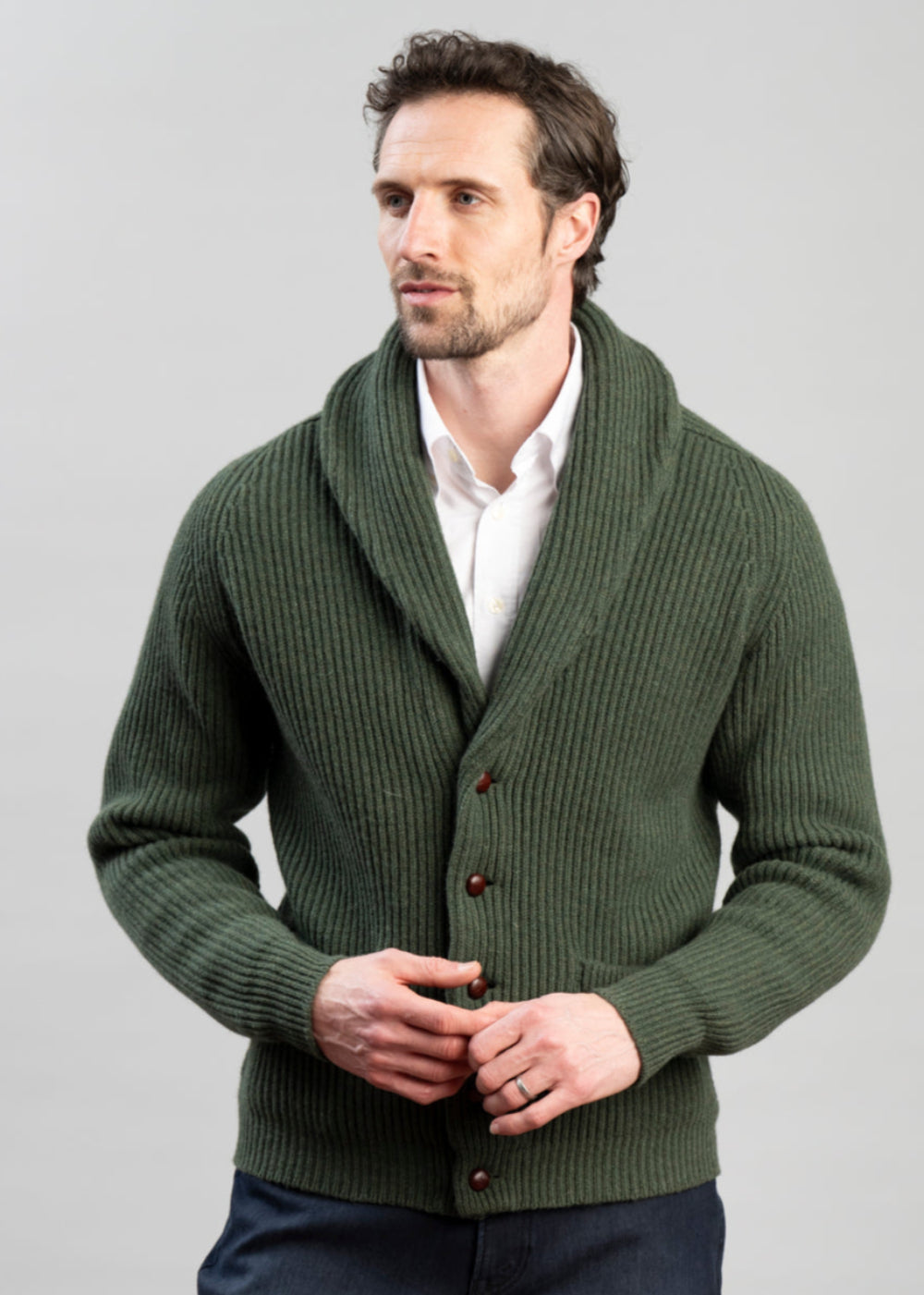 Exclusive Lambswool Windsor Shawl Jacket