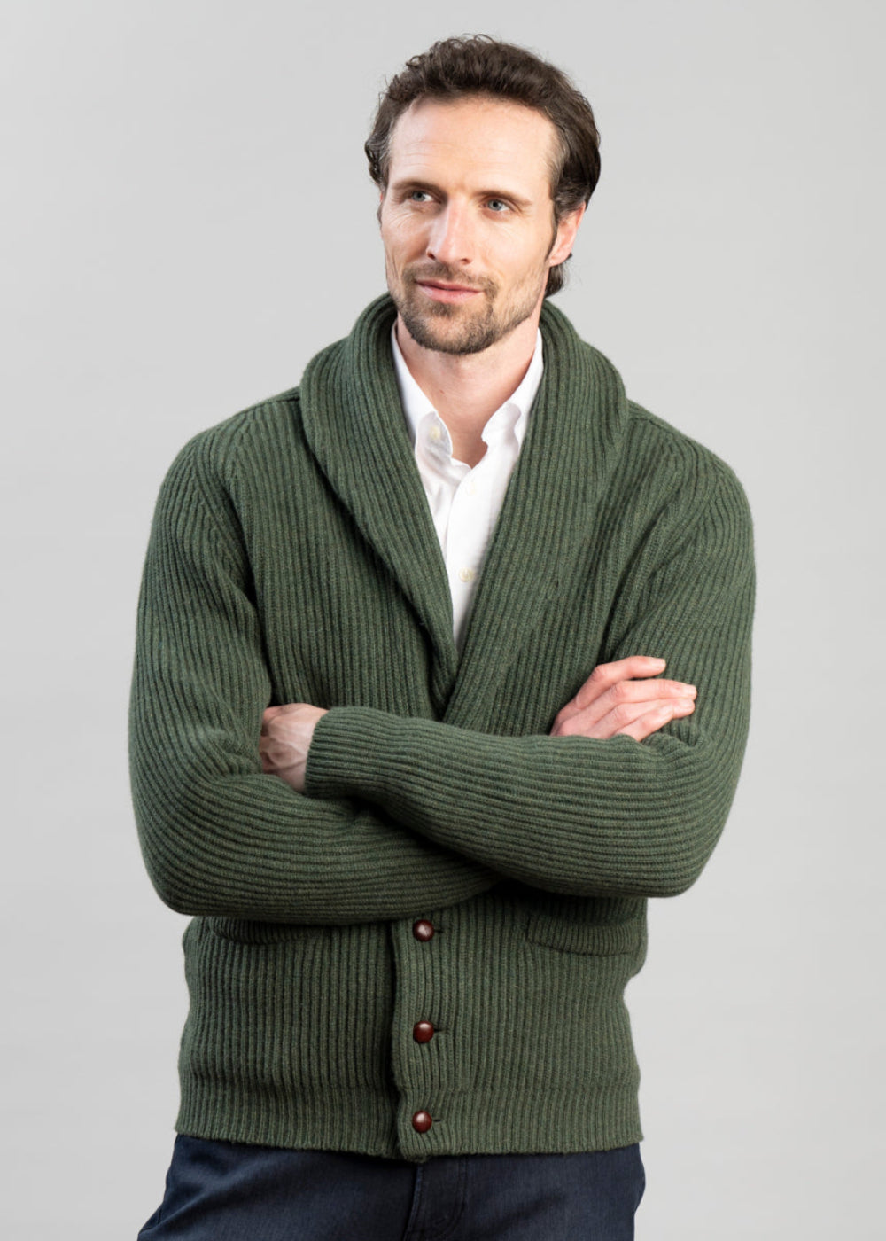 Exclusive Lambswool Windsor Shawl Jacket
