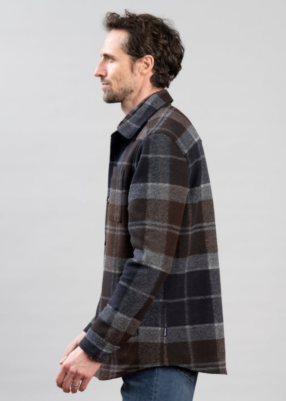 Chapter Tailored Check Overshirt