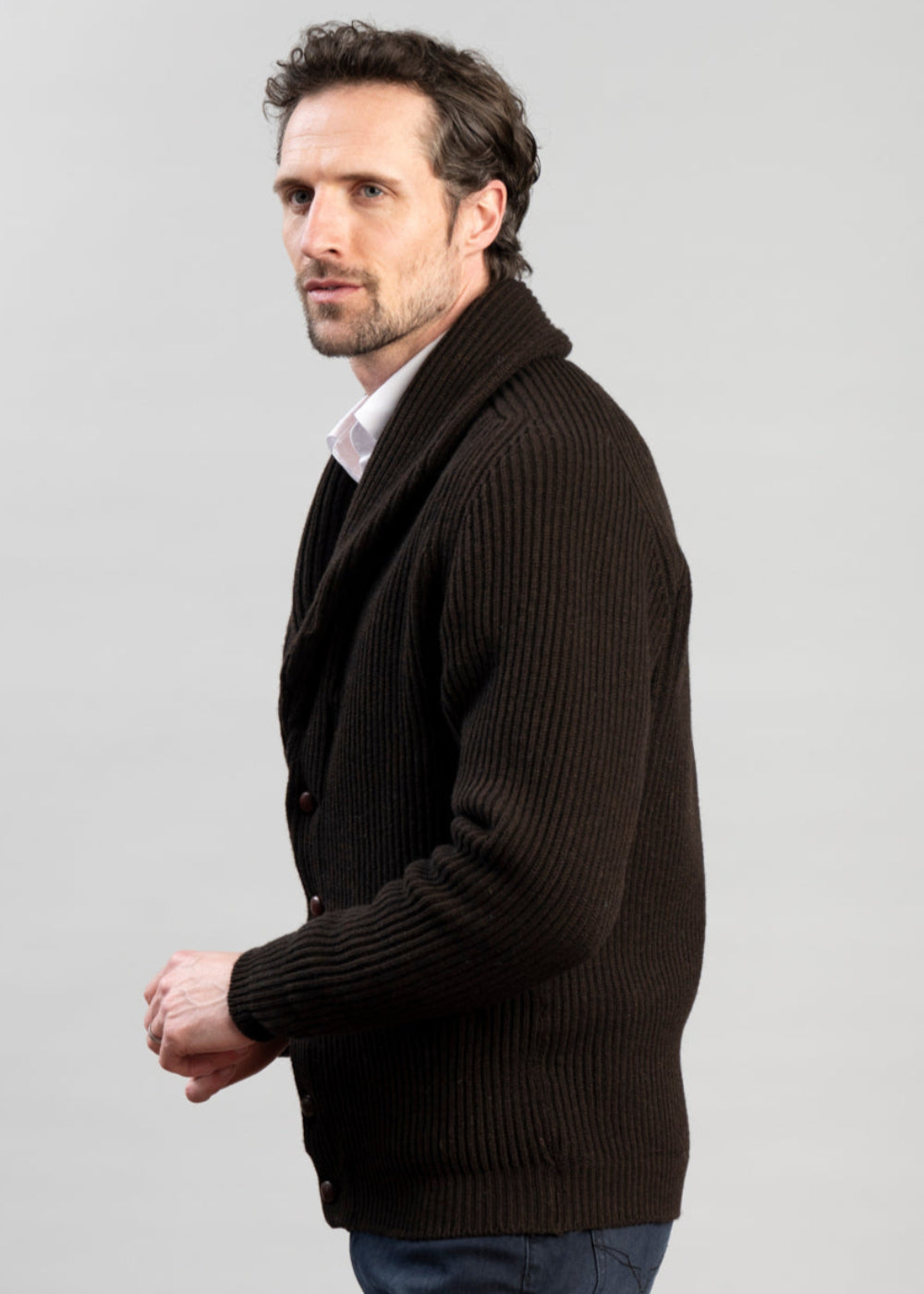 Exclusive Lambswool Windsor Shawl Jacket