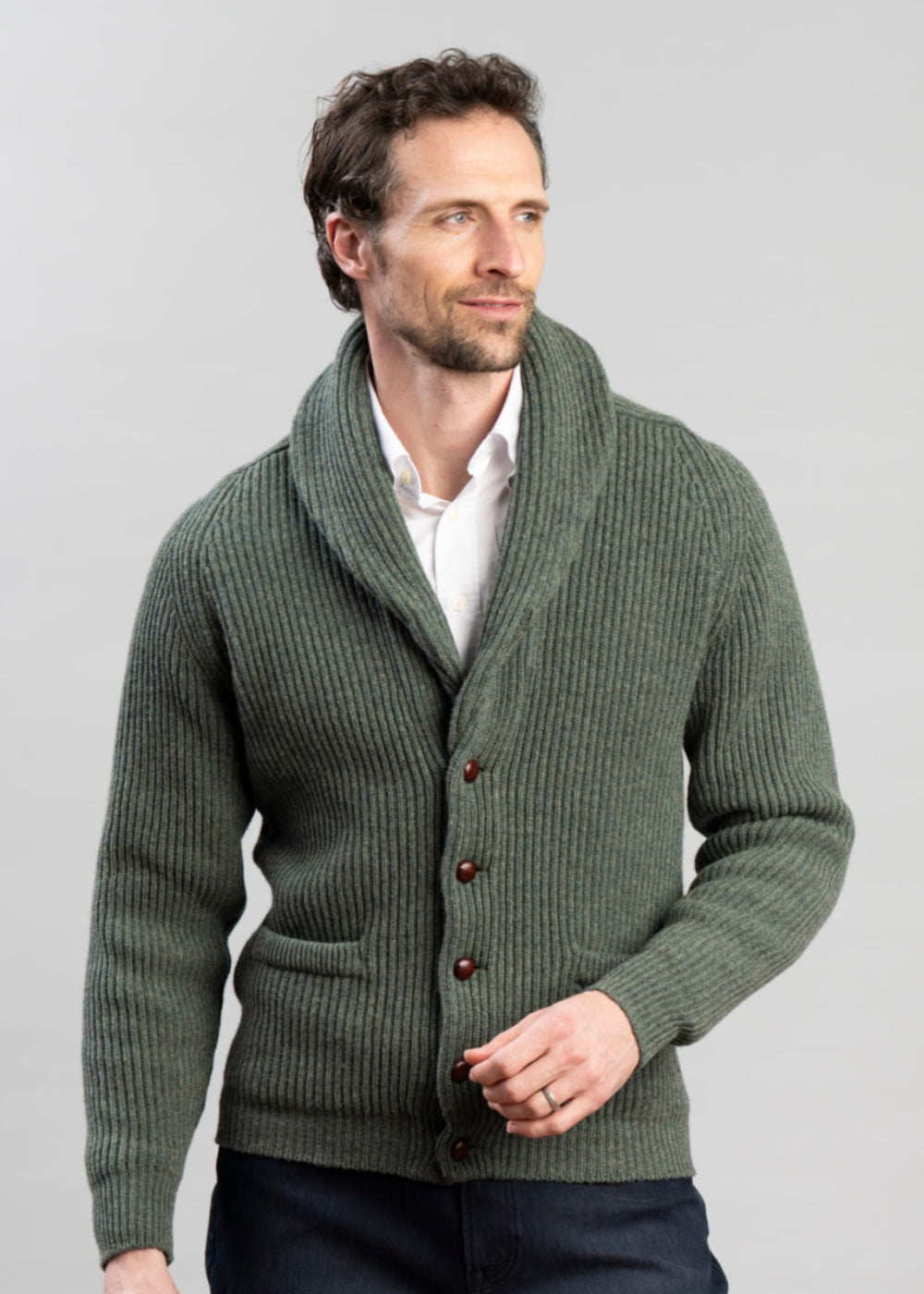 Exclusive Lambswool Windsor Shawl Jacket