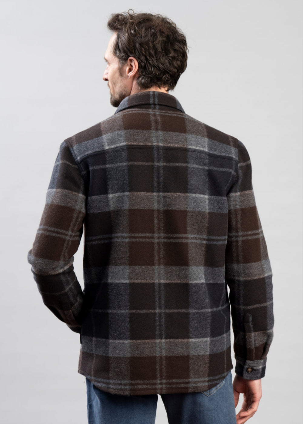 Chapter Tailored Check Overshirt