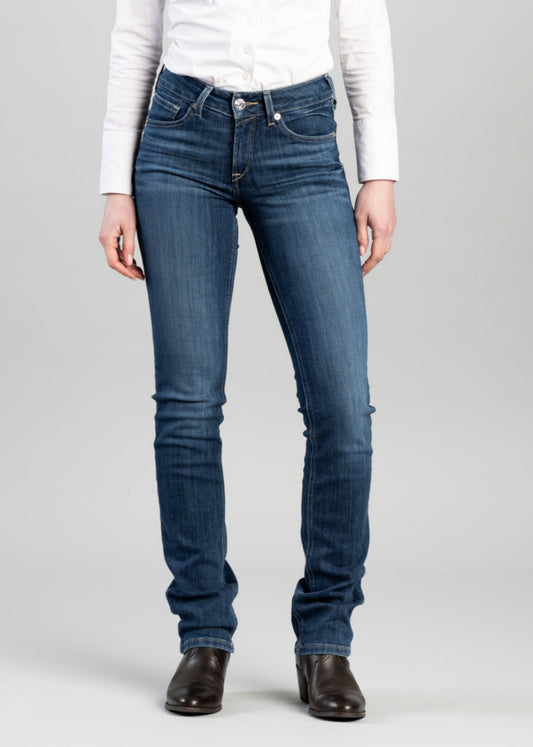 R.E.A.L Perfect Rise Abby Straight Leg Jeans