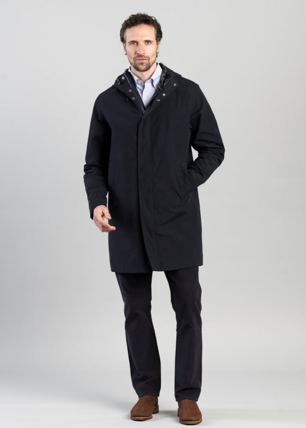 Hooded Lorden Waterproof Mac