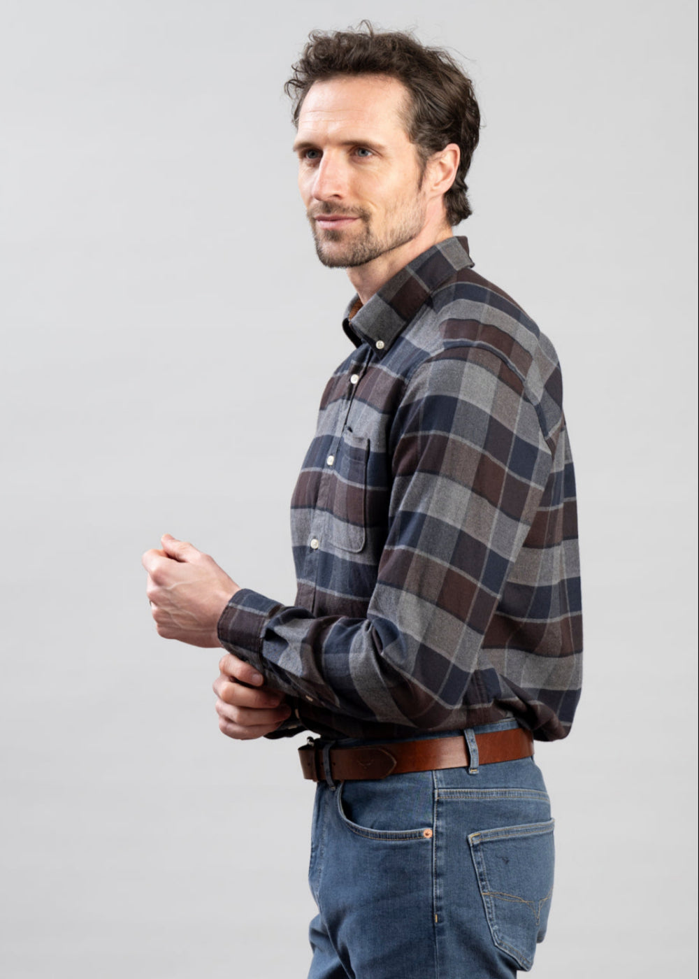 Valley Tailored Checked Shirt
