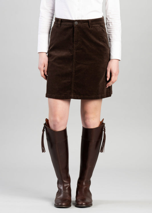Sage Cord Skirt