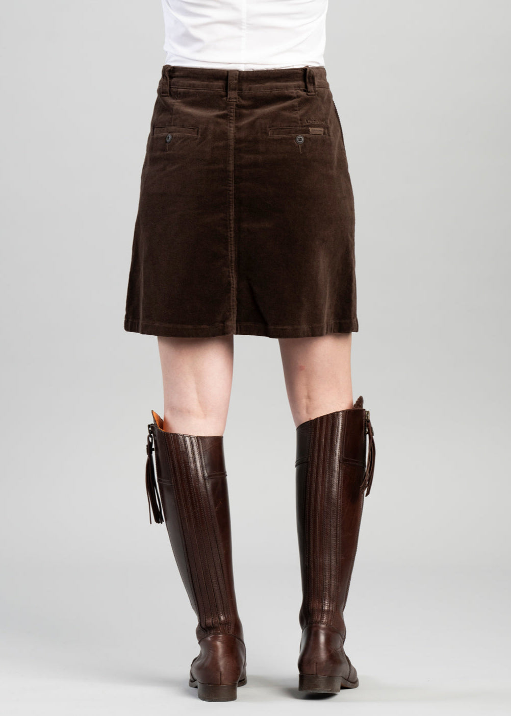 Sage Cord Skirt