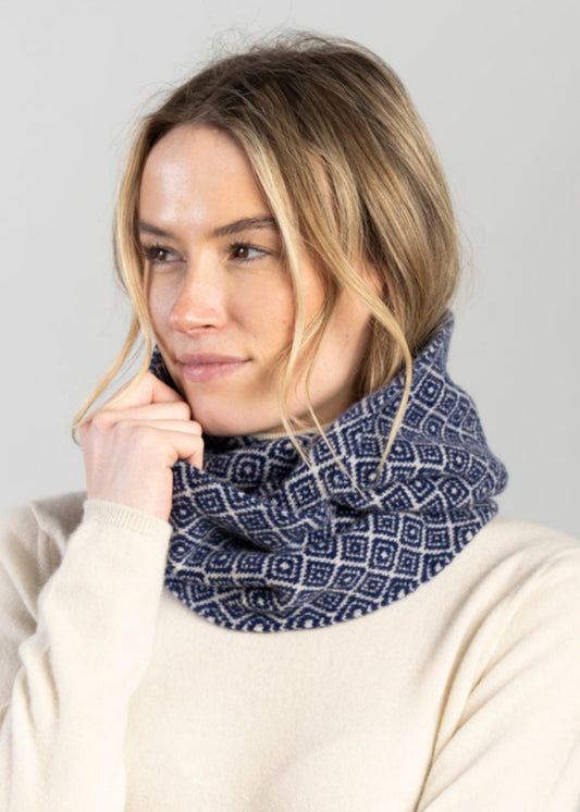 Argyle Lambswool Snood